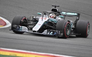 Hamilton sets the new fastest lap.
