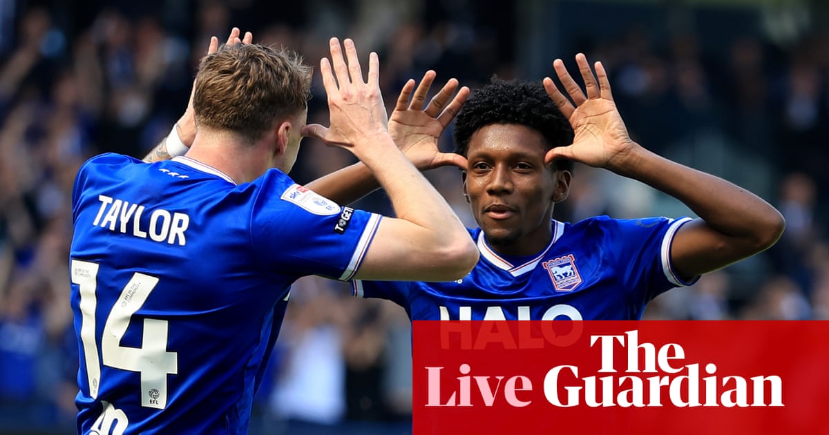 Championship finale: Ipswich, Millwall and Middlesbrough vie for automatic promotion – live