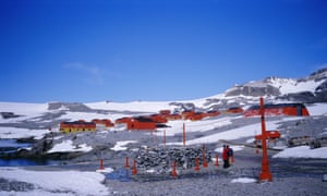 A family community, Argentine Esperanza base, Antarctic Peninsula, Antarctica, Polar Regions