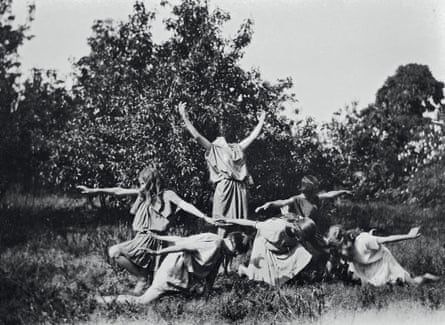Kinswomen dancing, c.1924.