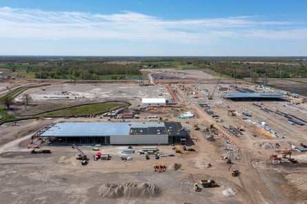 an aerial view of a datacenter