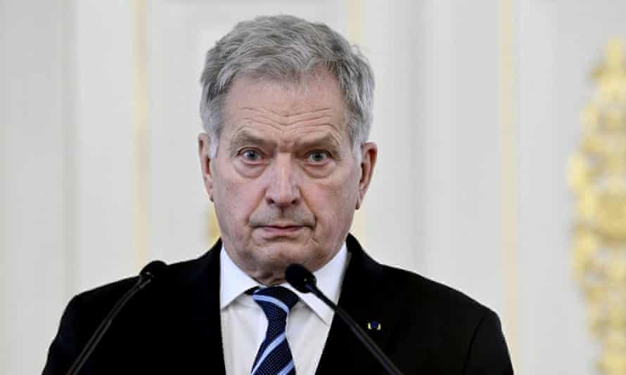 Finland’s President Sauli Niinistö.