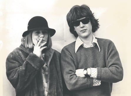 Tina Weymouth and Chris Frantz in 1973.
