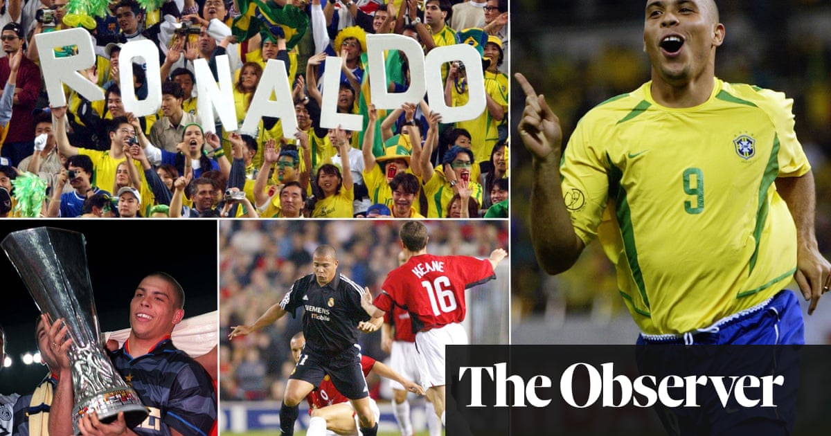 genetisk Faial Indskrive Ronaldo at 40: Il Fenomeno's legacy as greatest ever No9, despite dodgy  knees | Brazil | The Guardian
