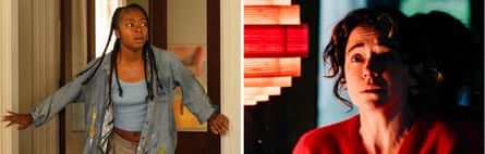 Danielle Deadwyler in The Woman in the Yard, left, and Tatiana Maslany in Keeper