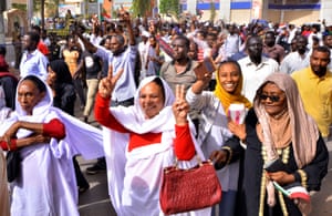 Demonstrators chant slogans