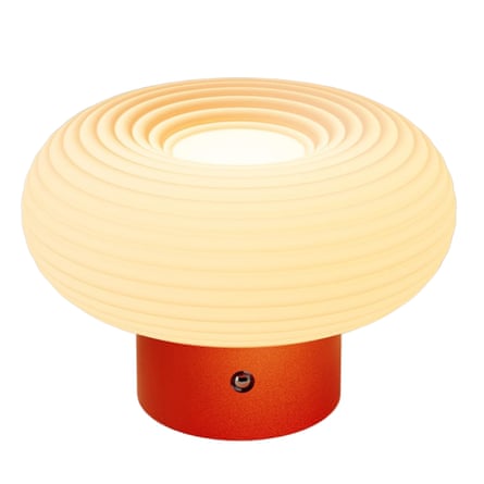 FANHAO Touch Bedside Table Lamp, Portable 4000mAh Cordless Rechargeable Mushroom Lamp