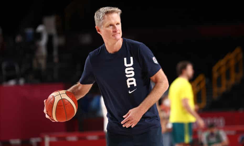 Steve Kerr Named Usa Men S Basketball Coach Through 24 Paris Olympics Usa Basketball Team The Guardian Steve Kerr Named Usa Men S Basketball Coach Through 24 Paris Olympics Usa Basketball Team The Guardian