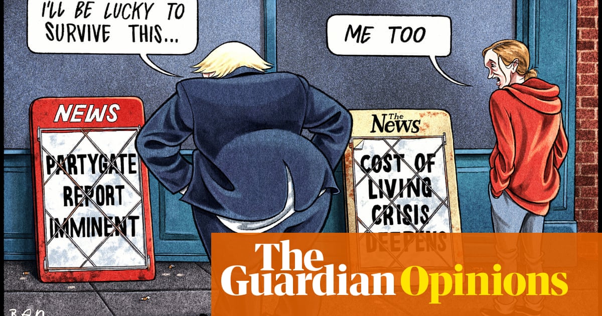 Ben Jennings on Partygate and the cost of living crisis – cartoon