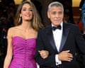 George and Amal Clooney at the 82nd Venice international film festival last year.
