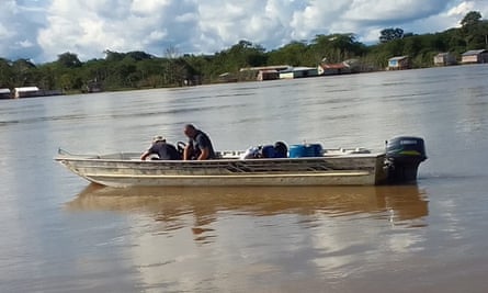 The last known picture of Dom Phillips and Bruno Pereira on their journey into the Amazon ahead of their disappearance