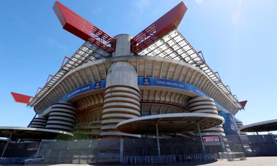 San Siro before the Champions League final in 2016.
