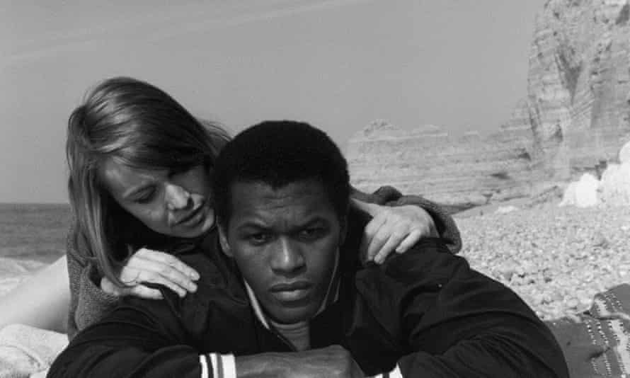 Nicole Berger and Harry Baird in The Story of a Three- Day Pass, 1968, a frank account of rank and race in the army that was the first feature film made by Melvin Van Peebles.