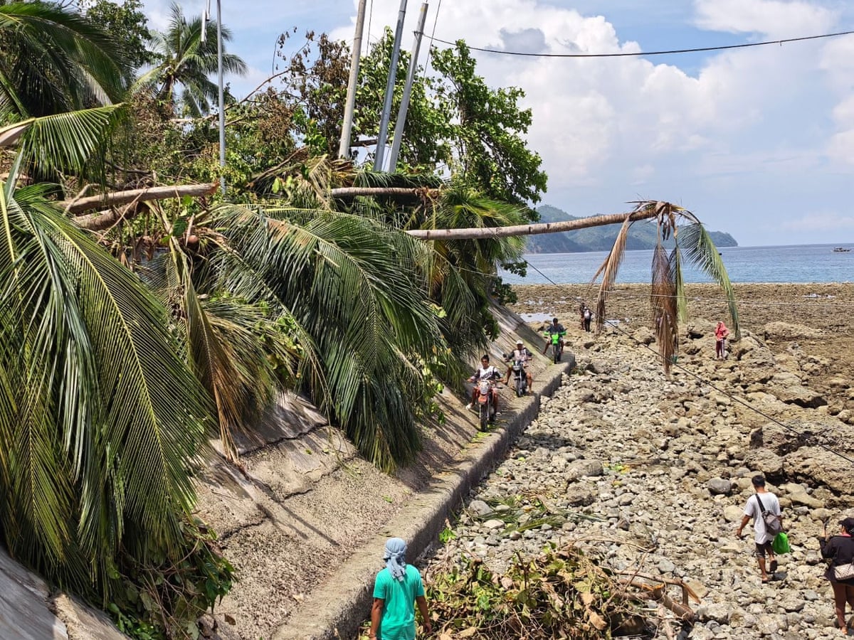 Deadly Philippines earthquake found to have raised seabed by up to 2 metres | Philippines | The Guardian