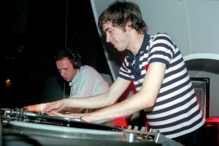 2ManyDJs performing at Electroclash in New York in 2002.