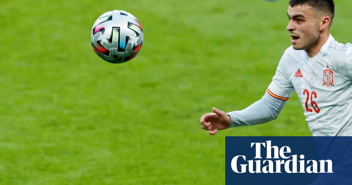 Spain’s Euro 2020 pain softened by Pedri’s emergence as Iniesta’s heir