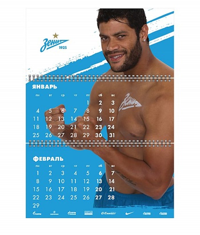 Hulk, Zenit Calendar 2016.