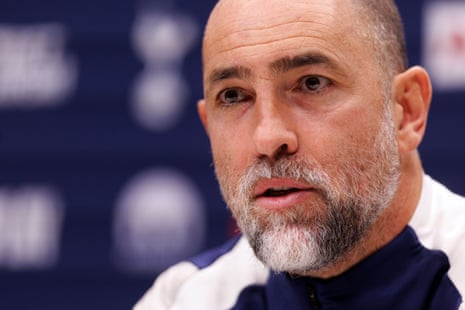 Igor Tudor during his first Tottenham press conference