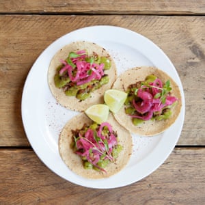 Jackfruit carnitas at the Spread Eagle.
