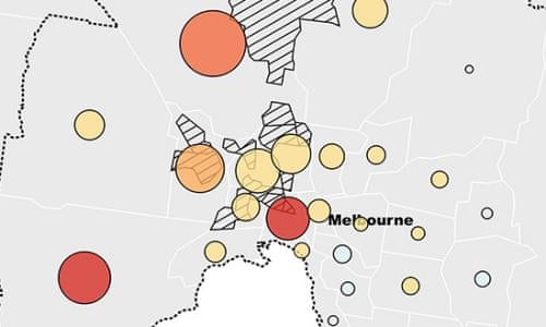 Victoria And Melbourne Covid Trend Map Where Coronavirus Cases Are Rising Or Falling Australia News The Guardian