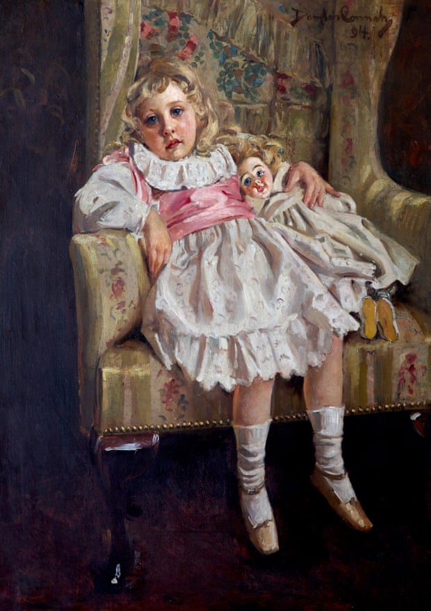 Agatha Mary Clarissa Miller (1890–1976), later Agatha Christie, aged four, Lost in Reverie, 1894, Douglas John Connah (1871–1941), National Trust, Greenway
