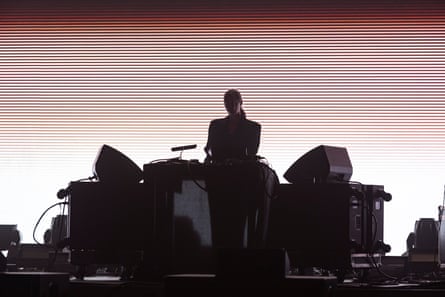Kali Malone performing at Mira Digital Art Festival in Barcelona.