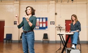 A scene with Sharon Horgan and Kristin Scott Thomas in Military Wives.