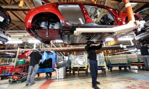 Nissan car factory in Sunderland