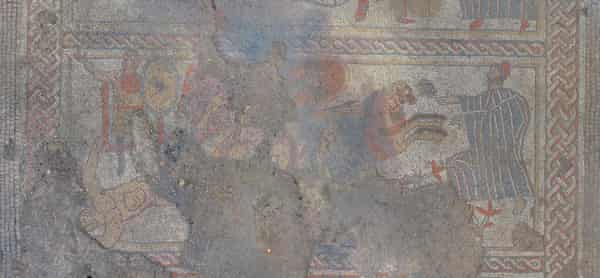Battles from the Trojan war were illustrated in only a handful of mosaics which have been found.