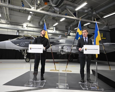 Ukraine war briefing: Swedish defence maker Saab signs deal to deliver 16 fighter jets to Kyiv