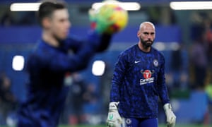 Willy Caballero: everything has calmed down now.