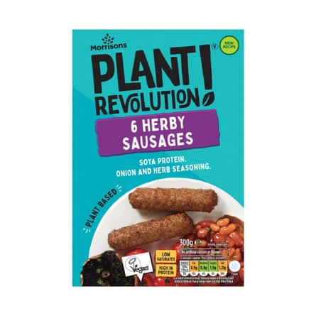 Morrisons Plant Revolution Meat Free Sausages
