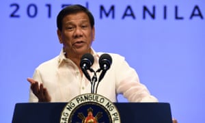 菲律宾总统罗德里戈Duterte