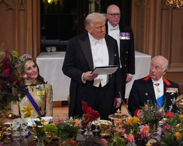Trump lauds ‘special relationship’ between UK and US as historic second state visit sees thousands protest
