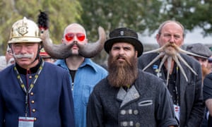 Contestants of the 2015 World Beard And Moustache Championship.