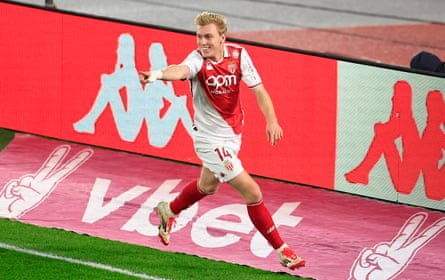 Mika Biereth scored a hat-trick for Monaco in their 4-2 win against Auxerre.