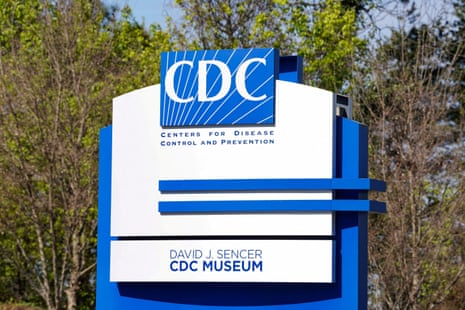 A sign for the CDC