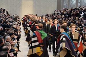 Burberry Prorsum autumn/winter 2014 show in London.