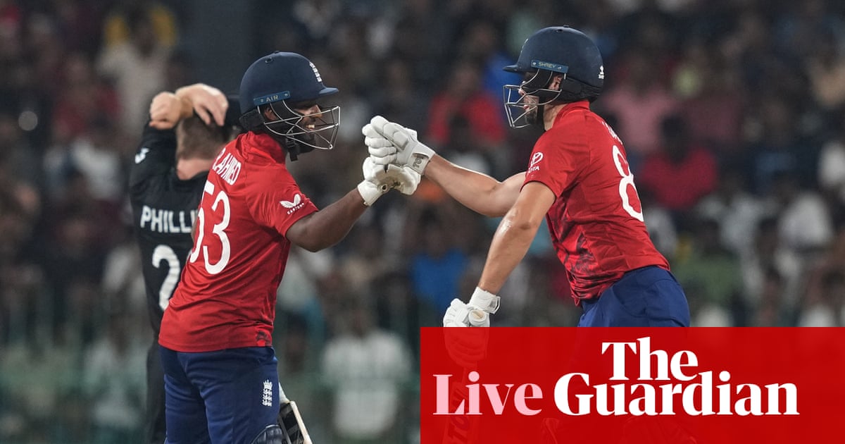 England beat New Zealand by four wickets: T20 Cricket World Cup Super 8s