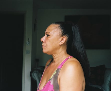 Michelle, 56, at home in Bristol, August 2023.