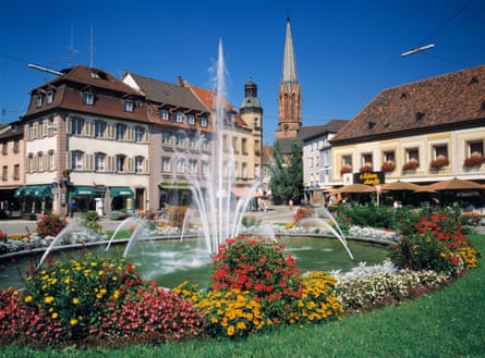 The central square in Emmendingen