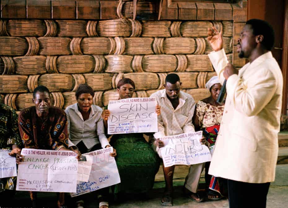 TB Joshua at the Synagogue, Church of all Nations in 2005.