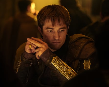 Robert Pattinson as Antinous in The Odyssey.