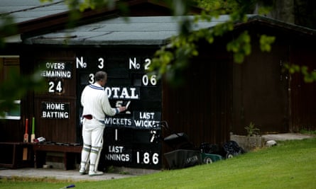 A cricketer from Ashford in the Water Cricket Club.