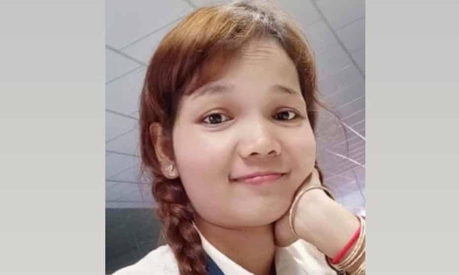 Soy Sros, who was imprisoned after writing a Facebook message about dismissals at her factory.