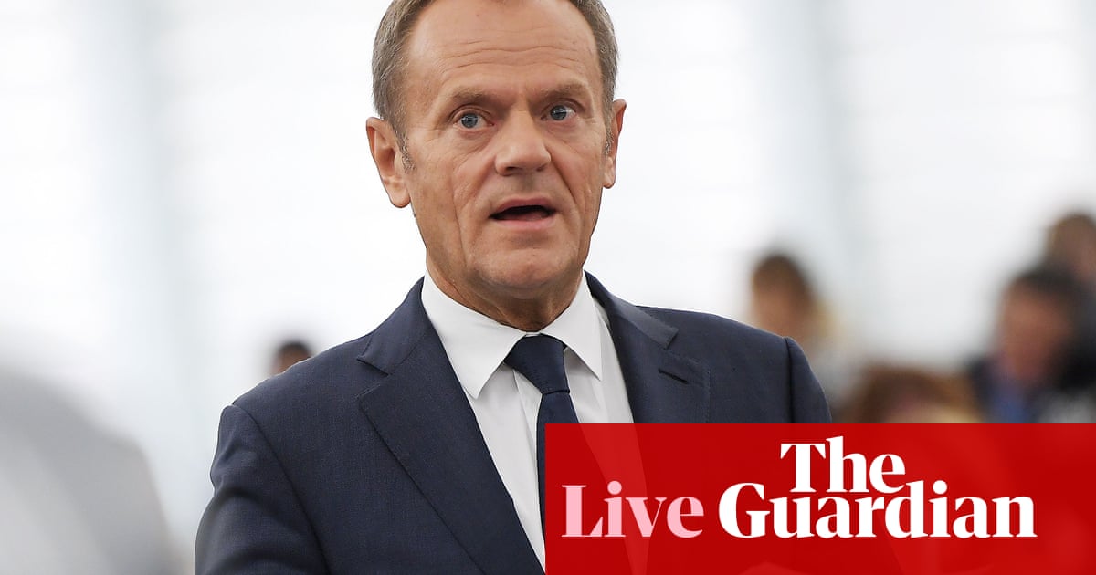 Brexit: EU has agreed Brexit 'flextension' until 31 January 2020, Tusk announces – live news