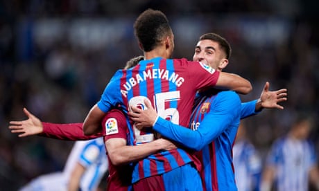La Liga: Barcelona bounce back at Real Sociedad, Sevilla hold off Levante