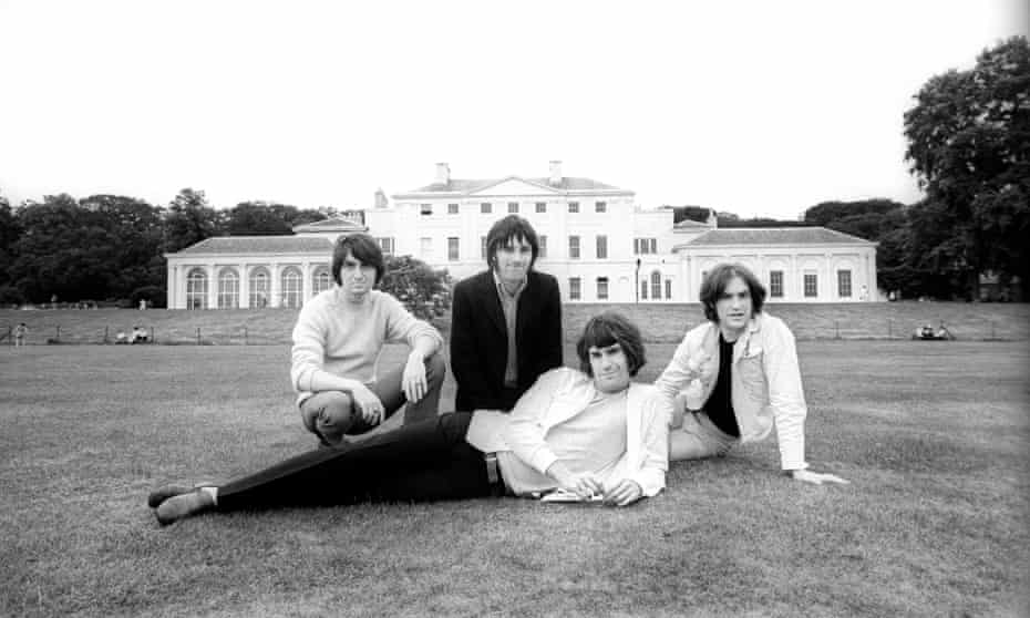 The Kinks in front of Kenwood House on Hampstead Heath in north London.