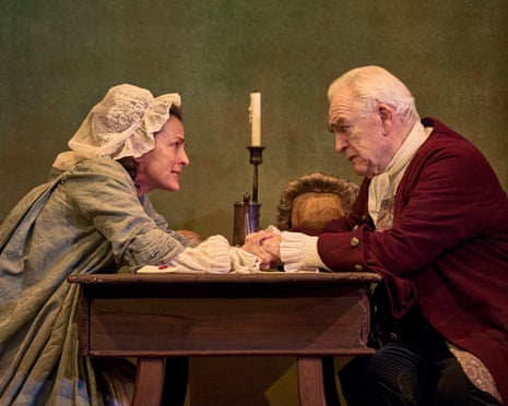 Ardent chemistry … Nicole Ansari-Cox as Anna and Brian Cox as Johann Sebastian Bach