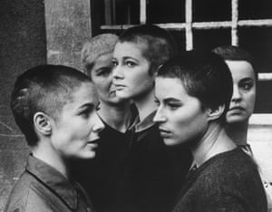 Vera Miles, Barbara Bel Geddes, Carla Gravina, Silvana Mangano and Jeanne Moreau in Five Branded Women, 1960